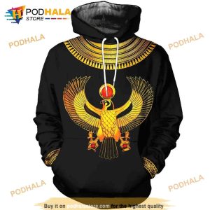 Horus Egyptian God Aop Unisex 3D Hoodie Sweatshirt