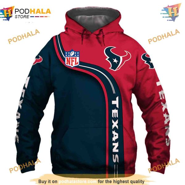 Houston Texans 3D Hoodie Cute Sweatshirt