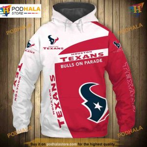 Houston Texans 3D Hoodie Sweatshirt Pullover