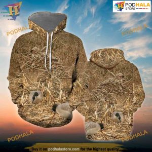 Hunting Duck Camouflage All Over Printed 3D Hoodie Sweatshirt