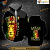 I Am A Black King Lion All Over Printed 3D Hoodie Sweatshirt