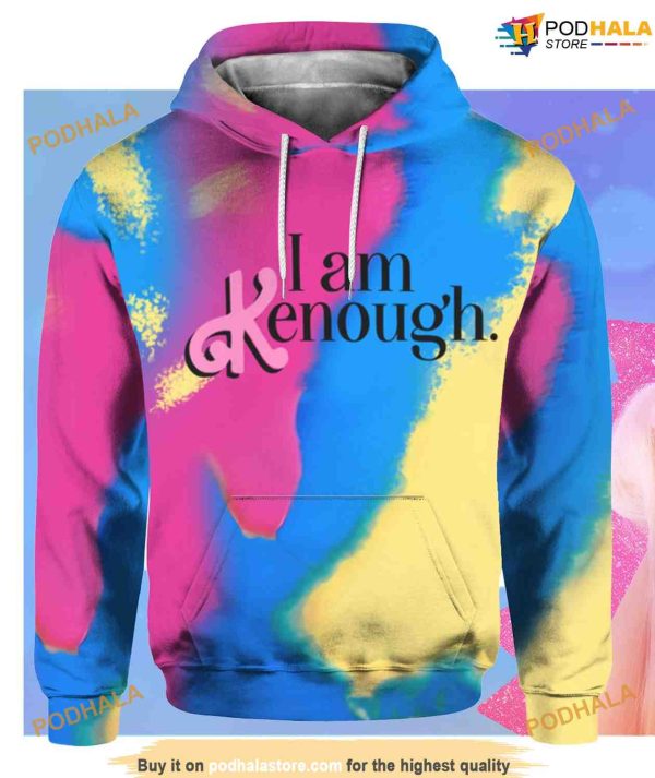 I Am Enough Hoodie Barbie Ken Kenough Movie Gift