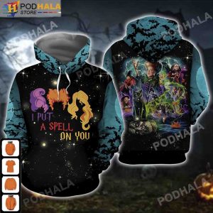 I Put A Spell On You Hocus Pocus Costumes 3D Hoodie