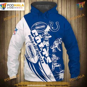 Indianapolis Colts NFL Hoodie 3D Cartoon