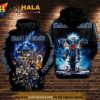 Iron Maiden Limited Edition All Over Print 3D Hoodie Sweatshirt