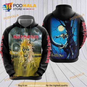 Iron Maiden Rock Band Music Fear Of The Dark 3D Hoodie