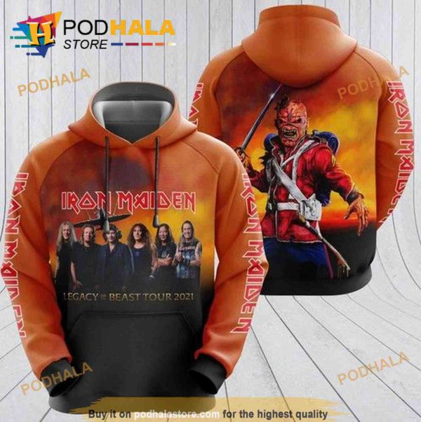 Iron Maiden Rock Band Music Iv 3D Hoodie Sweatshirt