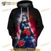 Itachi Copy Wheel Eye Naruto Anime All Over Printing 3D Hoodie