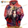 Itachi Is Back Naruto Anime All Over Printing 3D Hoodie