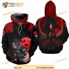 Itachi Sharingan Eyes Akatsuki Naruto Anime Manga 3D Hoodie