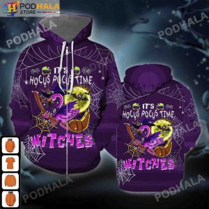 It’s Hocus Pocus Time Flamengo Withches Hoodie 3D Halloween Gifts