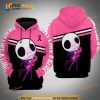 Jack Skellington Breast Cancer Ribbon Halloween 3D Hoodie