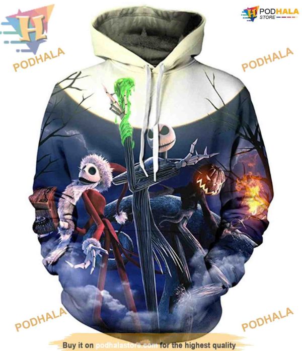 Jack Skellington Unisex 3D Pullover