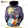 Jack Skellington Zero And Sally The Nightmare Before Christmas Halloween 3D Hoodie