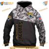 Jacksonville Jaguars Military NFL Hoodie 3D