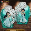 Jasmine Pattern Aladdin Pattern All Over Print 3D Hoodie Sweatshirt