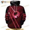 Jazz Trombone Red Aop All Over Printed Unisex 3D Hoodie Sweatshirt