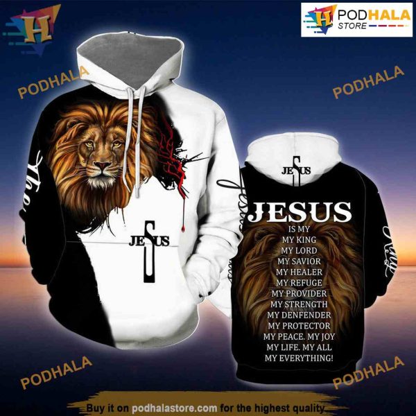 Jesus A Child Of God All Over Printed 3D Hoodie Sweatshirt