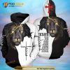 Jesus Lightning Lion All Over Printed Custom 3D Hoodie Sweatshirt