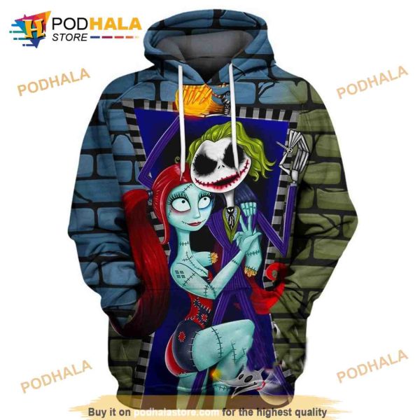 Joker X Jack Skellington Halloween 3D Hoodie