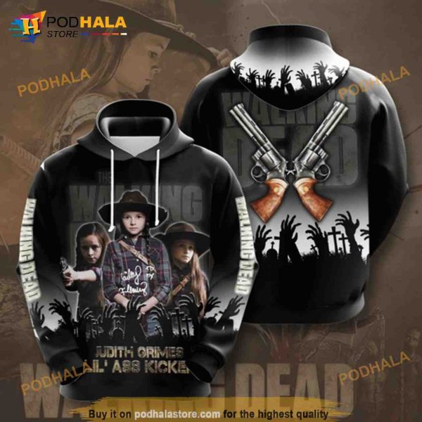 Judith Grimes And The Walking Dead 3D Hoodie Sweatshirt