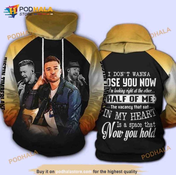 Justin Timberlake Lovers Handsome 3D Hoodie Sweatshirt