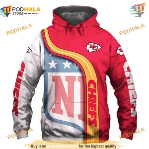 Kansas City Chiefs 3D Hoodie Pullover Sweatshirt NFL for fans