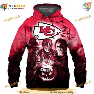 Kansas City Chiefs Hoodie 3D Halloween Horror