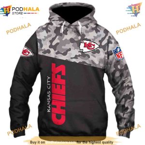 Kansas City Chiefs Military Hoodies 3D