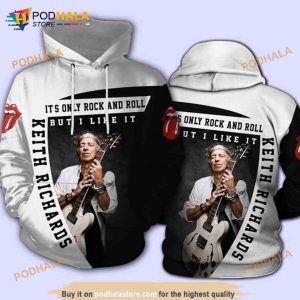 Keith Richards Its Only Rock And Roll But I Like It All Over Printing 3D Hoodie