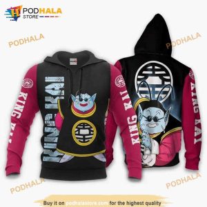 King Kai Anime Manga Dragon Ball 3D Hoodie Sweatshirt