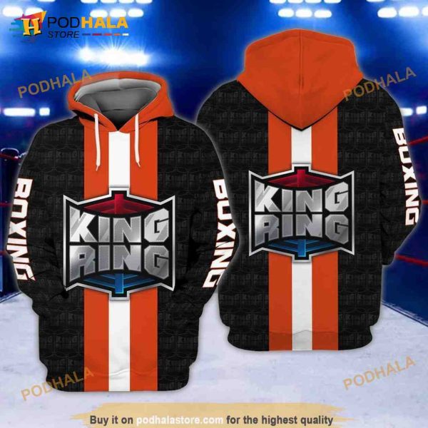 King Ring Boxing 3D Hoodie Sweatshirt