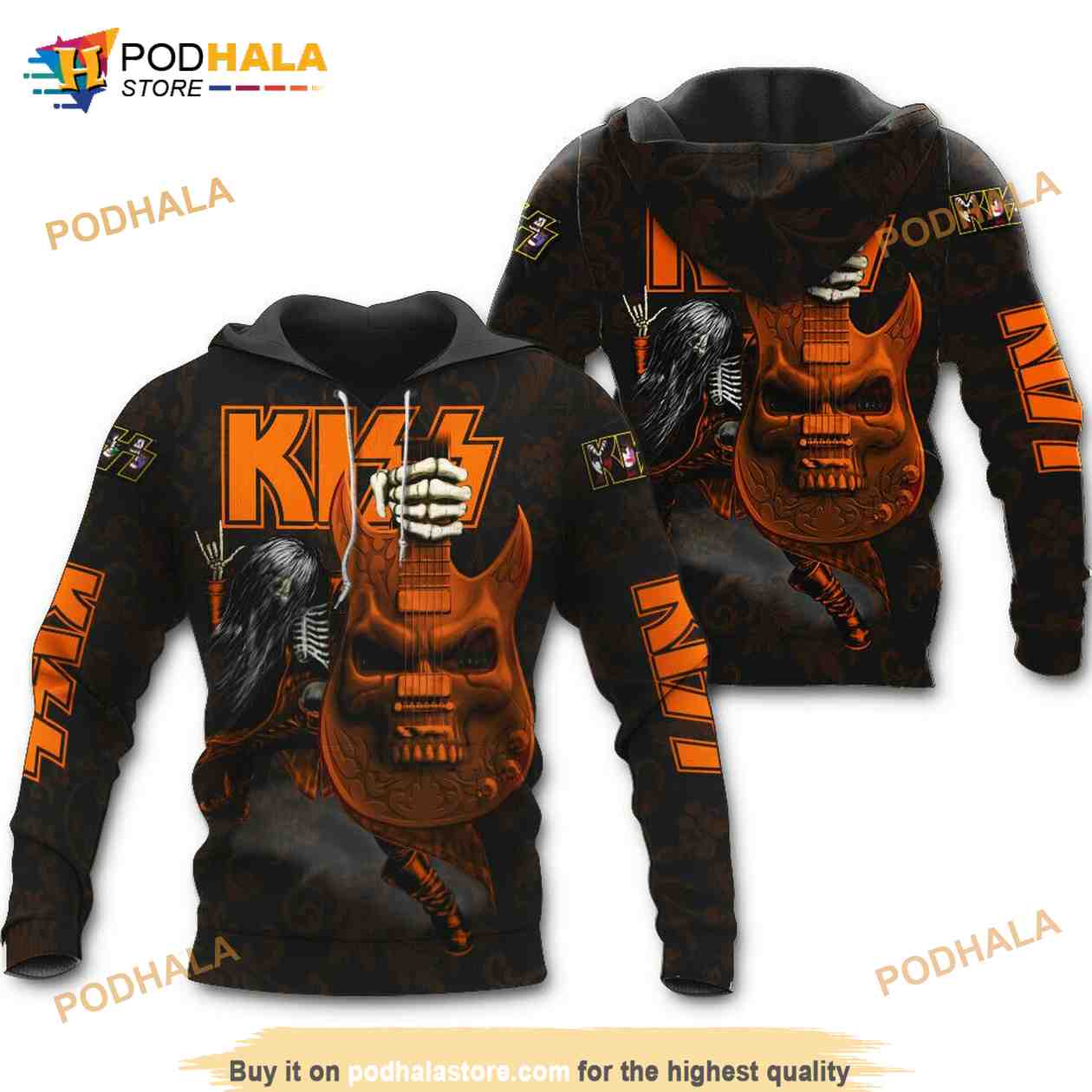 Kiss Rock Band Music 3D Hoodie Sweatshirt Kiss Rock Band Music 3D Hoodie Sweatshirt