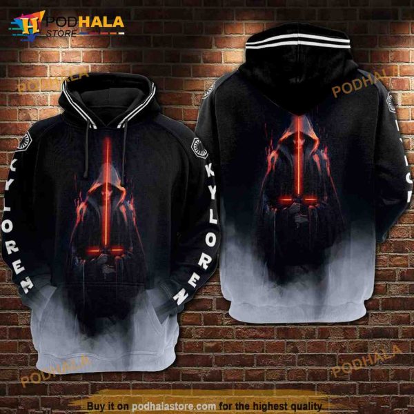 Kylo Ren Star Wars All Over Print 3D Hoodie Sweatshirt