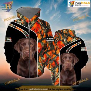 Labrador Retriever All Over Printed 3D Hoodie Sweatshirt