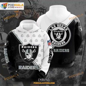 Las Vegas Raiders 3D Team Logo NFL Hoodie 3D