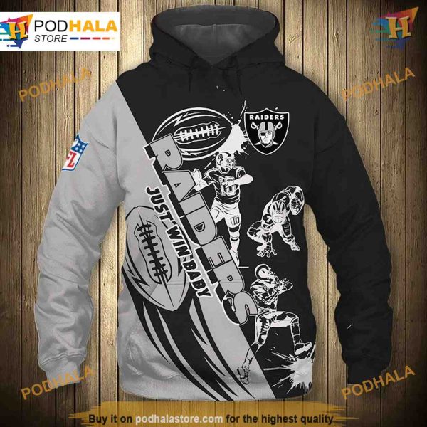 Las Vegas Raiders NFL Hoodie 3D Cartoon