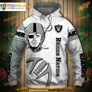 Las Vegas Raiders NFL Hoodie 3D Graphic