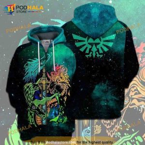 Legend Of Zelda Dragon Jacket Full 3D Hoodie Sweatshirt