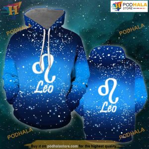 Leo Zodiac Sign All Over Printed 3D Hoodie Sweatshirt