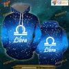 Libra Zodiac Sign All Over Printed 3D Hoodie Sweatshirt