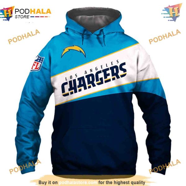 Los Angeles Chargers 3D Hoodie