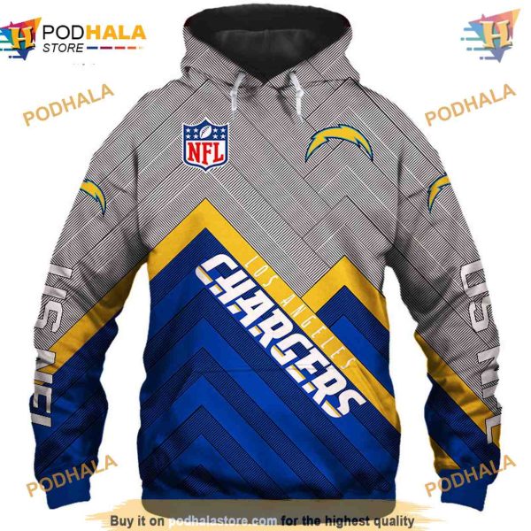 Los Angeles Chargers 3D Hoodie