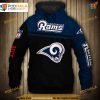 Los Angeles Rams Skull 3D Hoodie