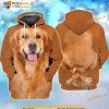 Love Golden Retriever 3D Hoodie