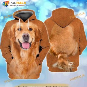 Love Golden Retriever 3D Hoodie