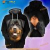 Love Rottweiler Dog 3D Hoodie