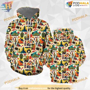 Magic Kingdom All Over Printed 3D Hoodie Sweatshirt