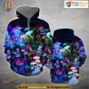 Magic Mushrooms Forest Hippie All Over Printed 3D Hoodie Sweatshirt