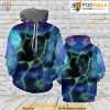 Magical Wolf Blue Full Over Printed Unisex 3D Hoodie